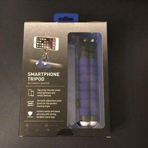 Smartphone tripod with mount adapter